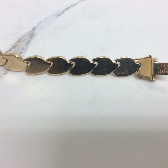 Lady's 14k Solid Real Heavy Yellow Gold XO Necklace 31.80gr 16'' - Picture 5 of 8